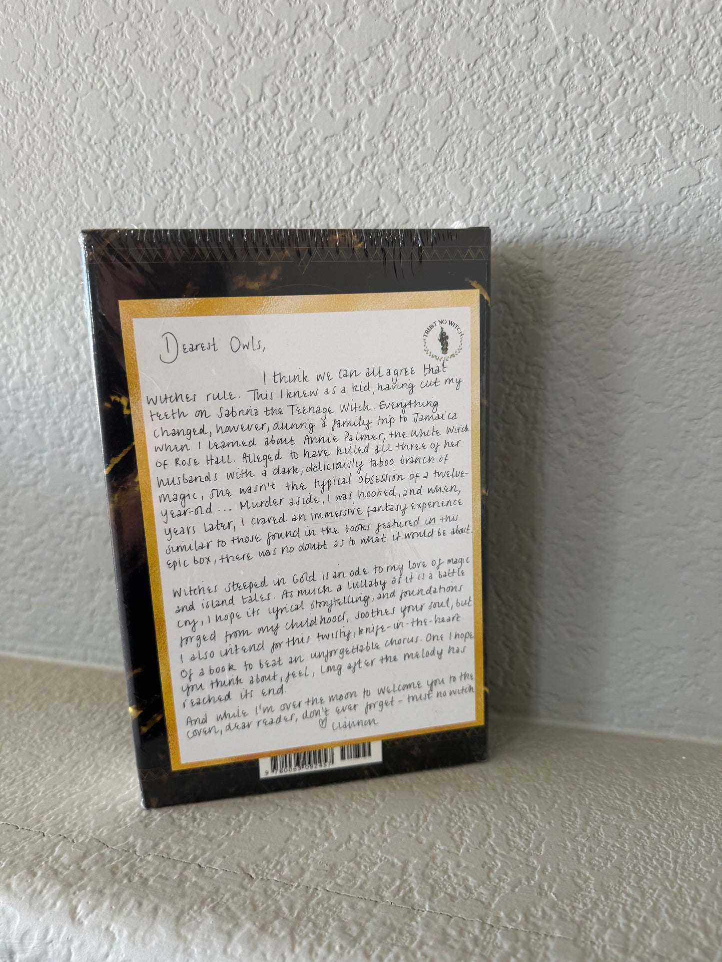 OwlCrate Witches Steeped In Gold by Ciannon Smart