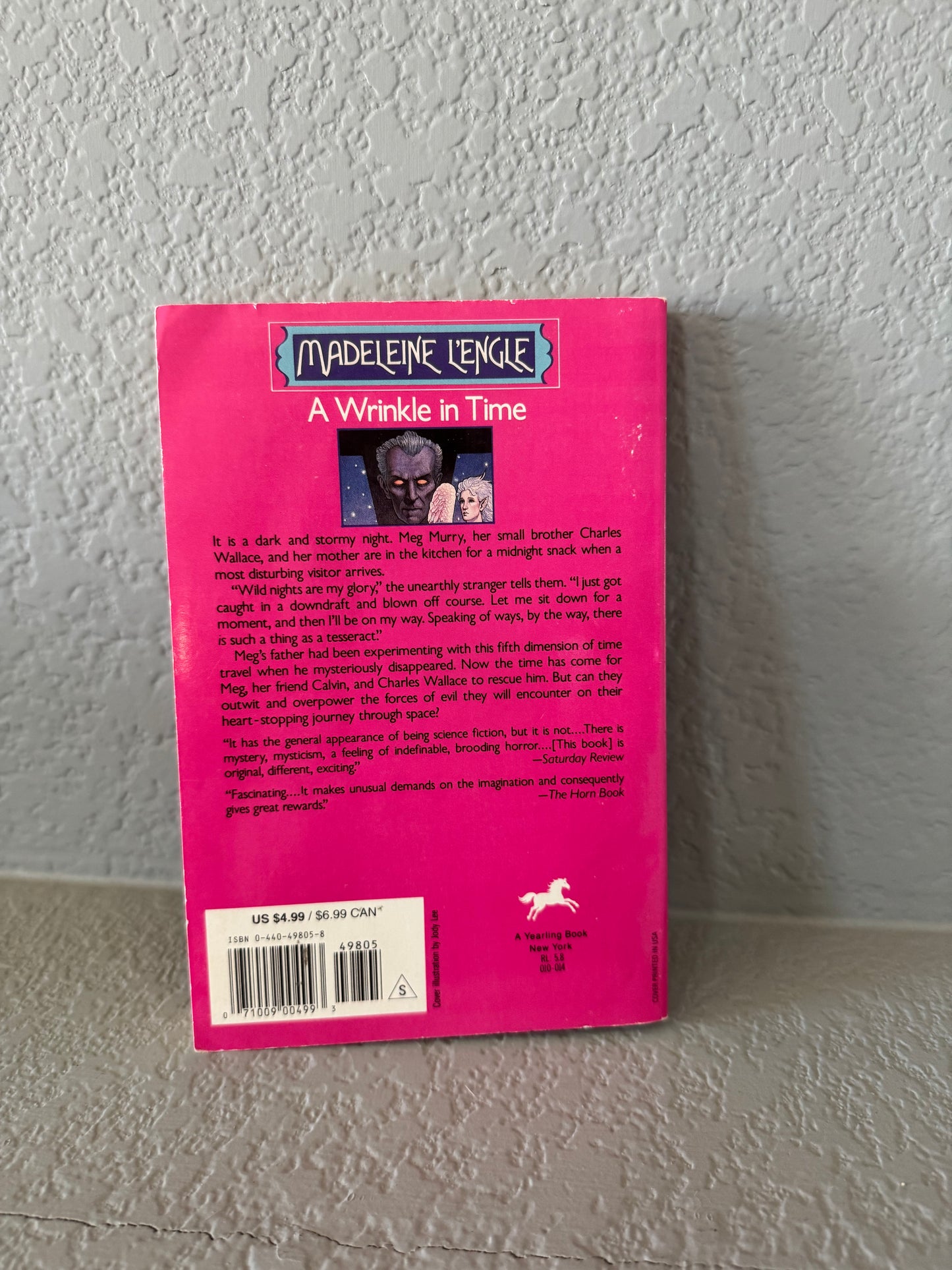 Signed Wrinkle in Time by Medeleine L’engle