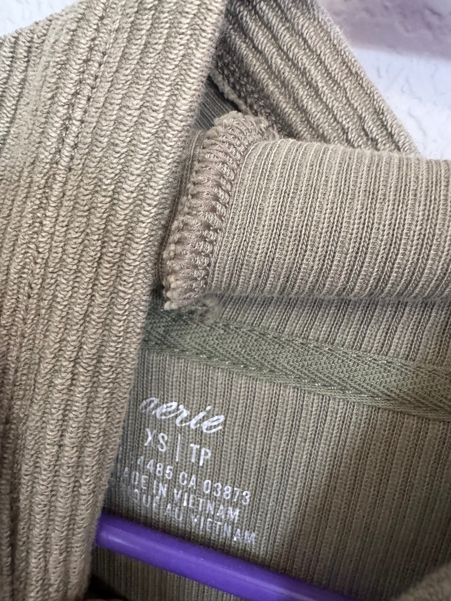 Aerie Ribbed Hoodie