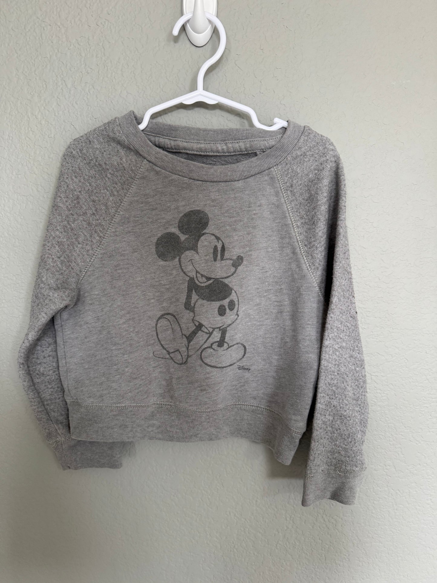 Abercrombie Kids Grey Mickey Mouse Crewneck