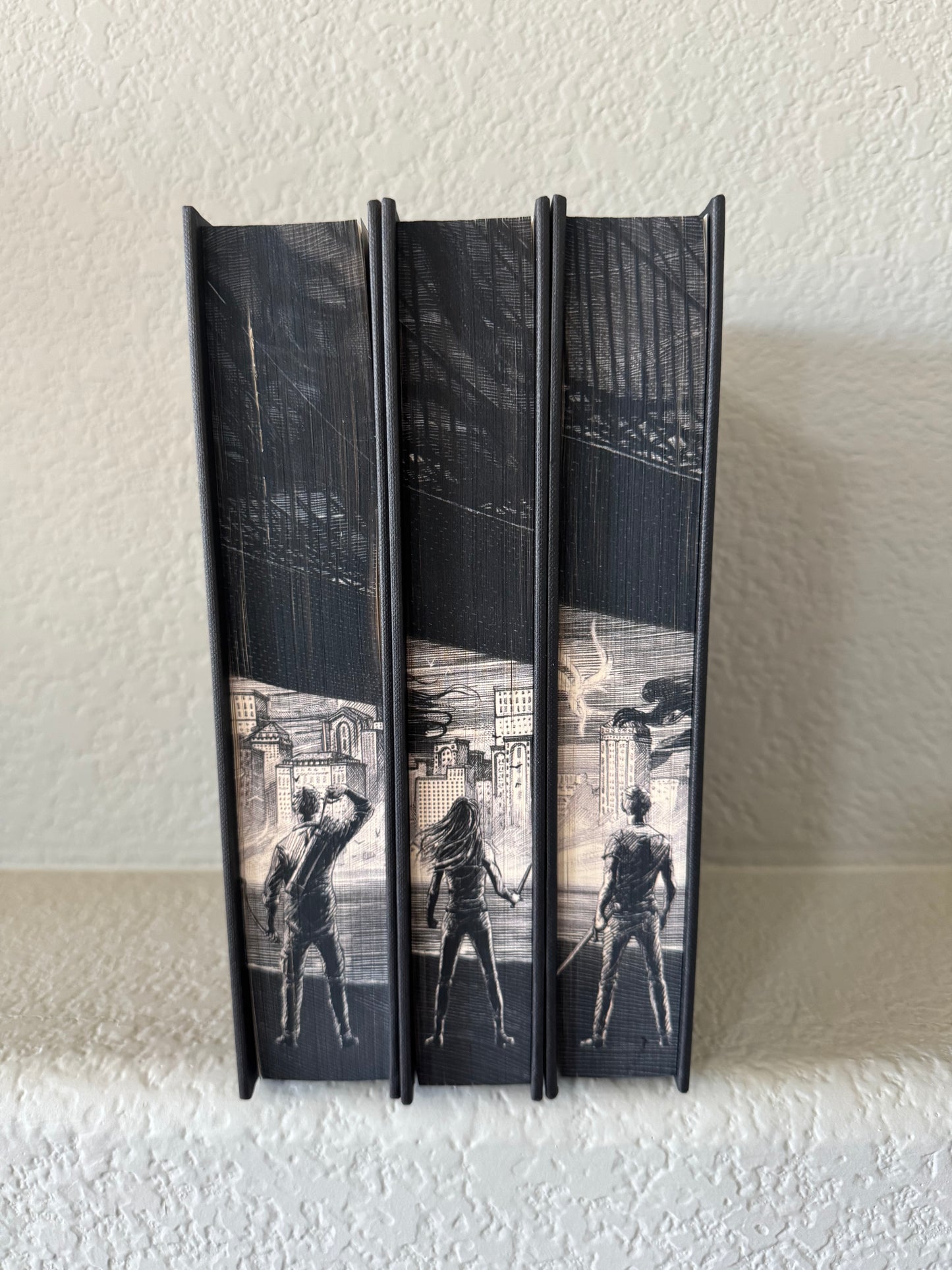 Fairyloot editions The Mortal Instruments books 1-3 by Cassandra Clare