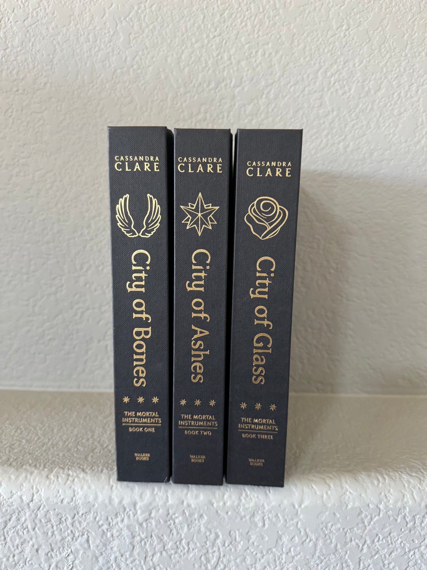 Fairyloot editions The Mortal Instruments books 1-3 by Cassandra Clare