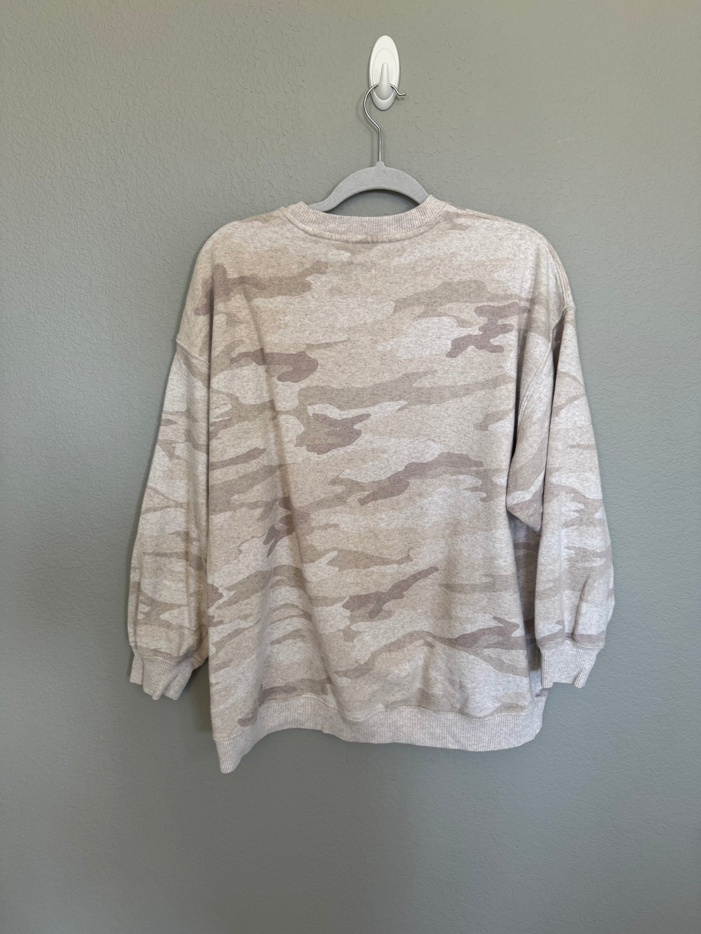 Aerie Neutral Camo Pullover