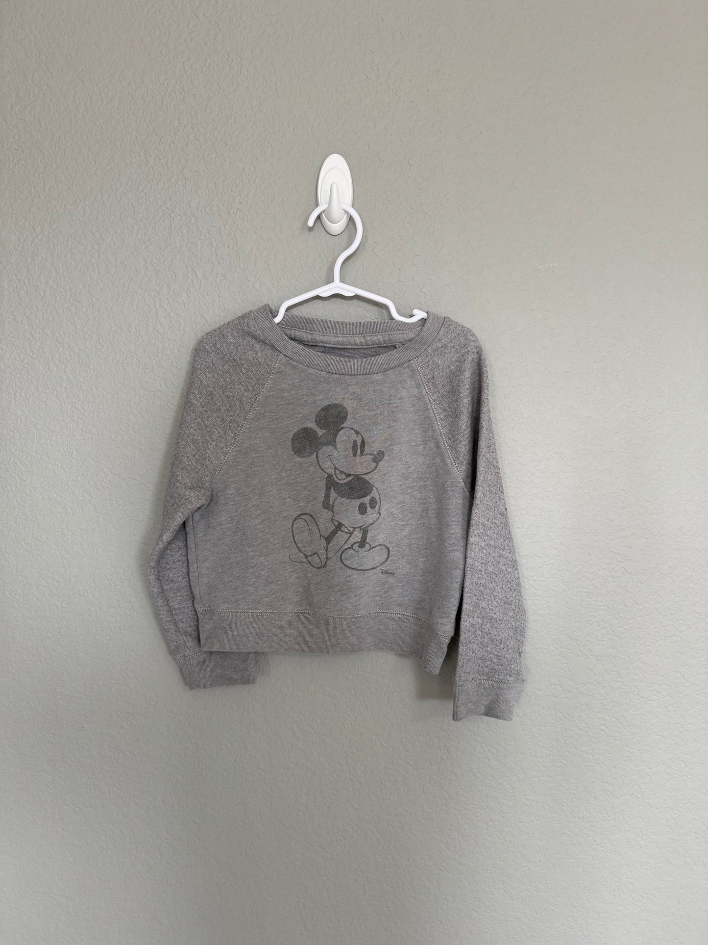 Abercrombie Kids Grey Mickey Mouse Crewneck